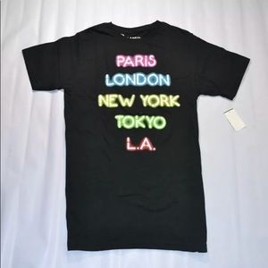 Graphic Tees Paris London New York Tokyo LA